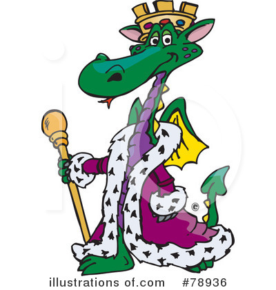 Royalty-Free (RF) Dragon Clipart Illustration by Dennis Holmes Designs - Stock Sample #78936