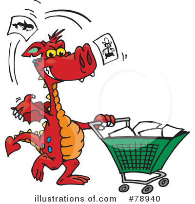 Shopping Clipart #78940 by Dennis Holmes Designs