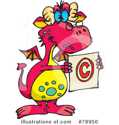 Royalty-Free (RF) Dragon Clipart Illustration by Dennis Holmes Designs - Stock Sample #78950