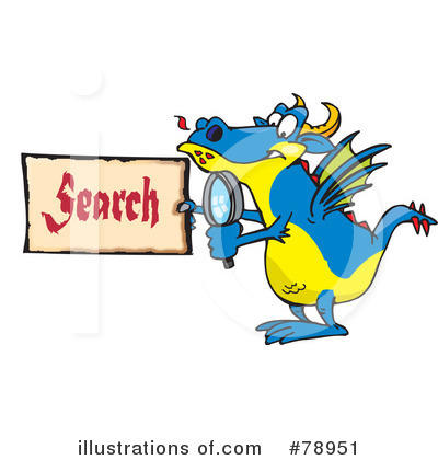 Royalty-Free (RF) Dragon Clipart Illustration by Dennis Holmes Designs - Stock Sample #78951
