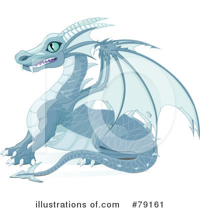 Royalty-Free (RF) Dragon Clipart Illustration by Pushkin - Stock Sample #79161