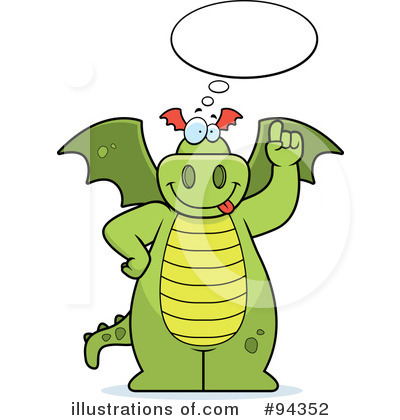Royalty-Free (RF) Dragon Clipart Illustration by Cory Thoman - Stock Sample #94352