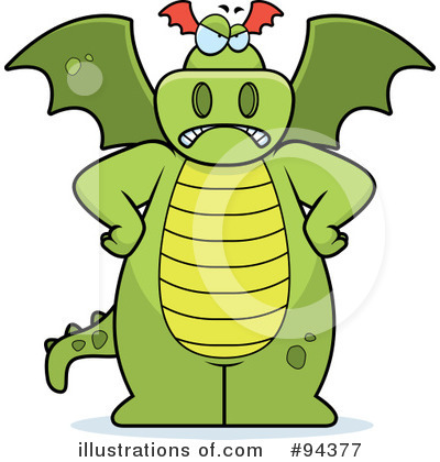 Royalty-Free (RF) Dragon Clipart Illustration by Cory Thoman - Stock Sample #94377