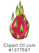 Dragon Fruit Clipart #1377587 by Vector Tradition SM