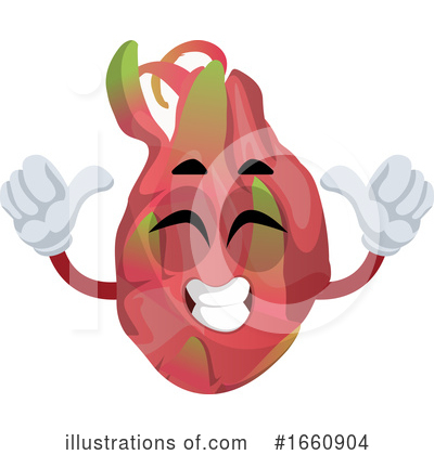 Royalty-Free (RF) Dragon Fruit Clipart Illustration by Morphart Creations - Stock Sample #1660904