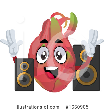 Royalty-Free (RF) Dragon Fruit Clipart Illustration by Morphart Creations - Stock Sample #1660905