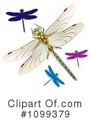 Dragonflies Clipart #1099379 by merlinul