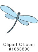 Dragonfly Clipart #1063890 by Vector Tradition SM