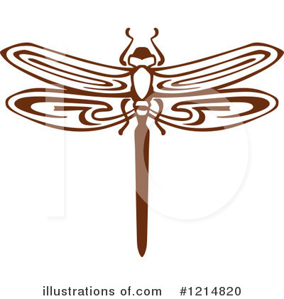 Royalty-Free (RF) Dragonfly Clipart Illustration by Vector Tradition SM - Stock Sample #1214820