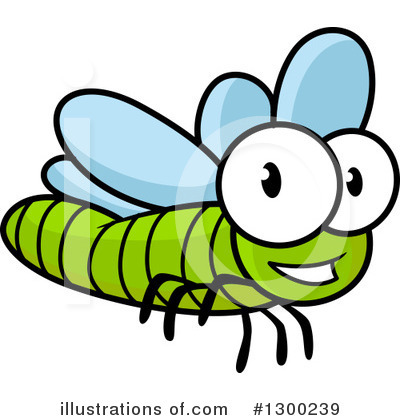 Royalty-Free (RF) Dragonfly Clipart Illustration by Vector Tradition SM - Stock Sample #1300239