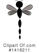 Dragonfly Clipart #1418211 by Pams Clipart