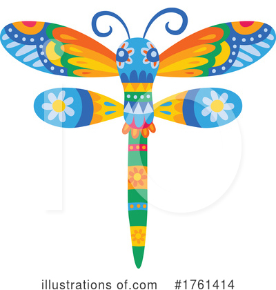 Royalty-Free (RF) Dragonfly Clipart Illustration by Vector Tradition SM - Stock Sample #1761414