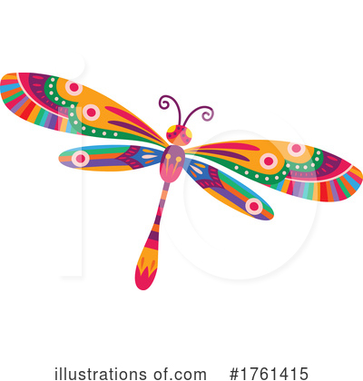 Royalty-Free (RF) Dragonfly Clipart Illustration by Vector Tradition SM - Stock Sample #1761415