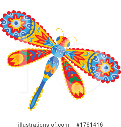 Royalty-Free (RF) Dragonfly Clipart Illustration by Vector Tradition SM - Stock Sample #1761416