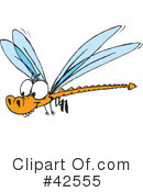 Dragonfly Clipart #42555 by Dennis Holmes Designs