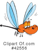Dragonfly Clipart #42556 by Dennis Holmes Designs