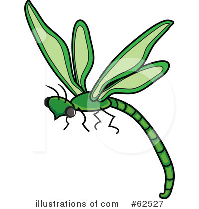 Royalty-Free (RF) Dragonfly Clipart Illustration by Pams Clipart - Stock Sample #62527