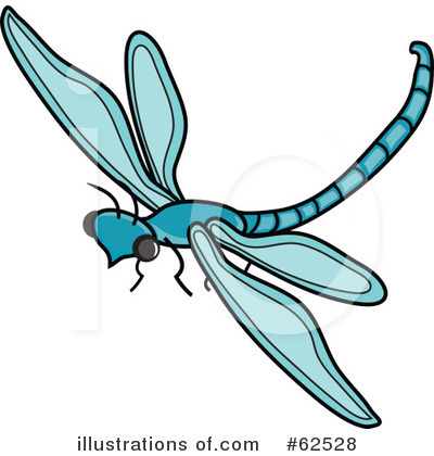 Royalty-Free (RF) Dragonfly Clipart Illustration by Pams Clipart - Stock Sample #62528