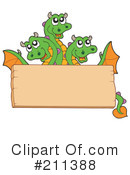 Dragons Clipart #211388 by visekart