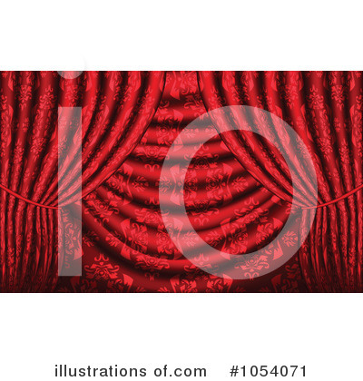 Curtain Clipart #1054071 by vectorace