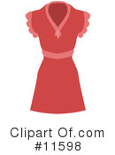 Dress Clipart #11598 by AtStockIllustration