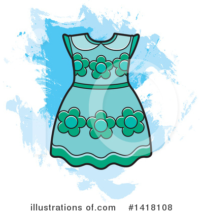 Royalty-Free (RF) Dress Clipart Illustration by Lal Perera - Stock Sample #1418108