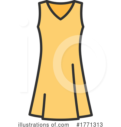 Royalty-Free (RF) Dress Clipart Illustration by Vector Tradition SM - Stock Sample #1771313