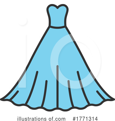 Royalty-Free (RF) Dress Clipart Illustration by Vector Tradition SM - Stock Sample #1771314