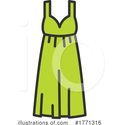 Royalty-Free (RF) Dress Clipart Illustration by Vector Tradition SM - Stock Sample #1771316