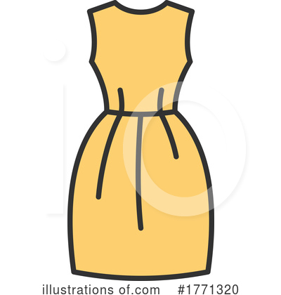 Royalty-Free (RF) Dress Clipart Illustration by Vector Tradition SM - Stock Sample #1771320