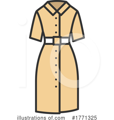 Royalty-Free (RF) Dress Clipart Illustration by Vector Tradition SM - Stock Sample #1771325