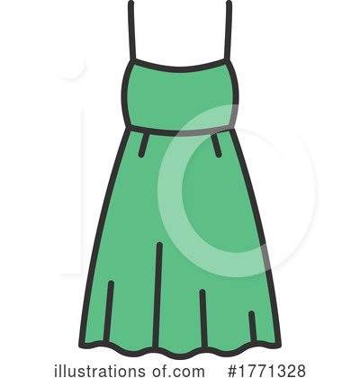 Royalty-Free (RF) Dress Clipart Illustration by Vector Tradition SM - Stock Sample #1771328