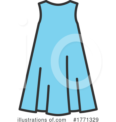 Royalty-Free (RF) Dress Clipart Illustration by Vector Tradition SM - Stock Sample #1771329