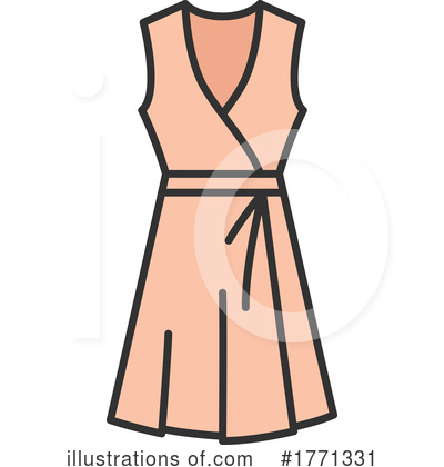 Royalty-Free (RF) Dress Clipart Illustration by Vector Tradition SM - Stock Sample #1771331