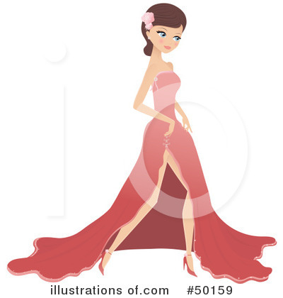 Prom Dress Clipart #50159 by Melisende Vector
