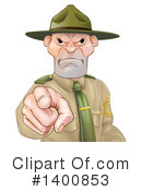 Drill Sergeant Clipart #1400853 by AtStockIllustration