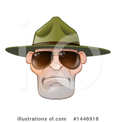 Drill Sergeant Clipart #1446918 by AtStockIllustration