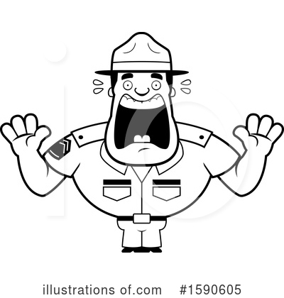 Royalty-Free (RF) Drill Sergeant Clipart Illustration by Cory Thoman - Stock Sample #1590605