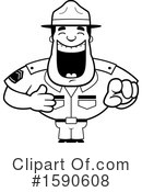 Drill Sergeant Clipart #1590608 by Cory Thoman