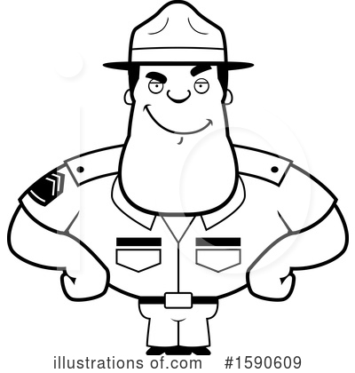 Drill Sergeant Clipart #1590609 by Cory Thoman