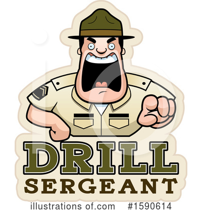 Drill Sergeant Clipart #1590614 by Cory Thoman