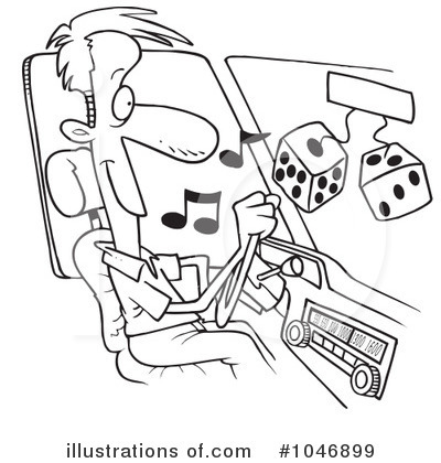 Royalty-Free (RF) Driver Clipart Illustration by toonaday - Stock Sample #1046899