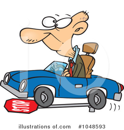 Royalty-Free (RF) Driver Clipart Illustration by toonaday - Stock Sample #1048593