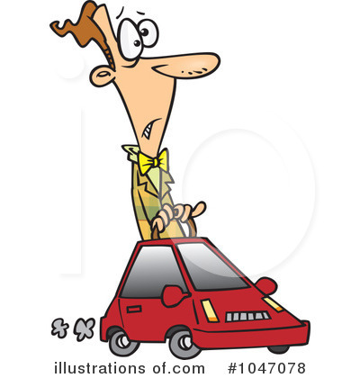 Royalty-Free (RF) Driving Clipart Illustration by toonaday - Stock Sample #1047078