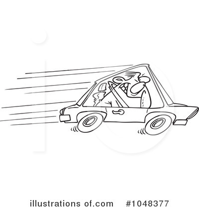 Royalty-Free (RF) Driving Clipart Illustration by toonaday - Stock Sample #1048377