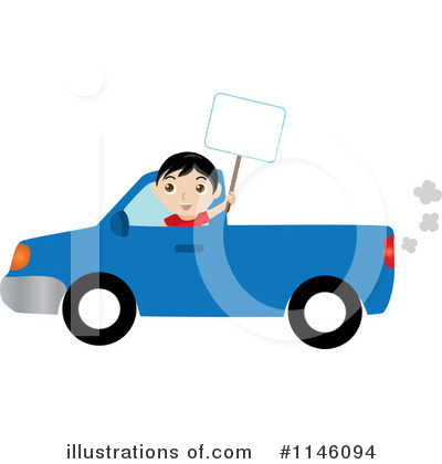 Driving Clipart #1146094 by Rosie Piter
