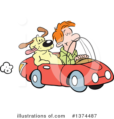 Royalty-Free (RF) Driving Clipart Illustration by Johnny Sajem - Stock Sample #1374487