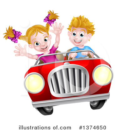 Royalty-Free (RF) Driving Clipart Illustration by AtStockIllustration - Stock Sample #1374650