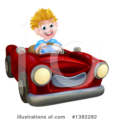 Driving Clipart #1382282 by AtStockIllustration