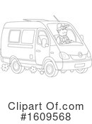 Driving Clipart #1609568 by Alex Bannykh